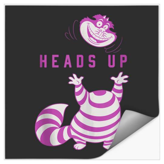 Disneyss Alice In Wonderland Cheshire Cat Heads Up Stickers
