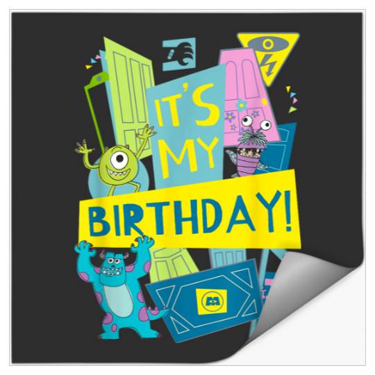Discover Disney And Pixarss Monsters Inc Its My Birthday Stickers