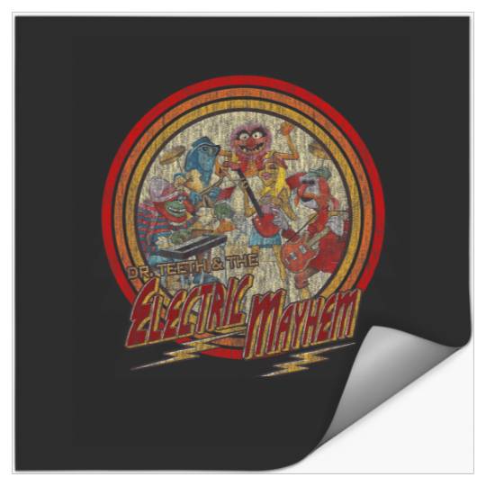 Discover Disney The Muppets Electric Mayhem  Band Poster Stickers