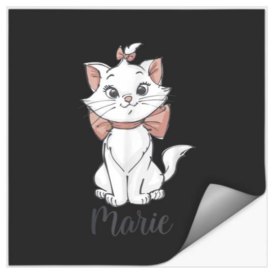 Disney The Aristocats Marie Classic Painting Cut Stickers