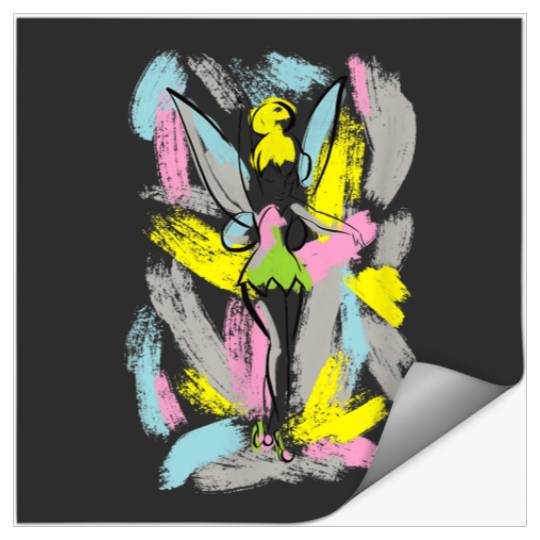 Discover Disney Tinker Bell Brushstrokes TShirt Stickers