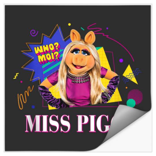 Disneyss Muppets Miss Piggy Retro 90s Muppet Matching Stickers