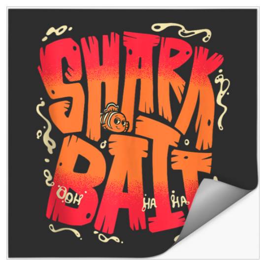 Disneyss And Pixarss Finding Nemo Sharkbait Shark Bait Nemo Stickers