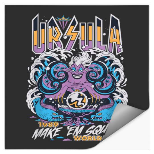 Discover Disney Villains The Little Mermaid Ursula World Stickers