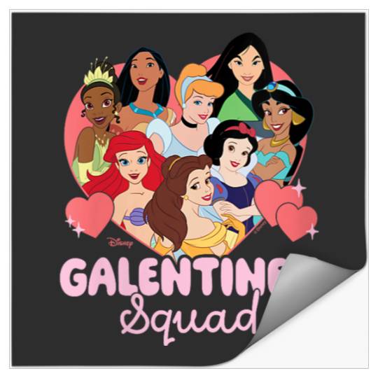 Discover Disneyss Princess Galentines Squad Stickers