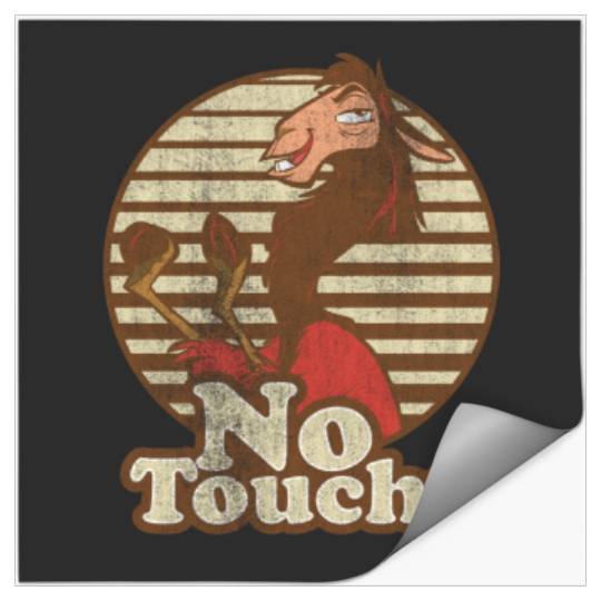 Disneyss The Emperor New Groove Kuzco Llama No Touchy Stickers