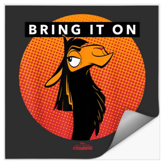 Disneyss The Emperors New Groove Llama Bring It On Stickers