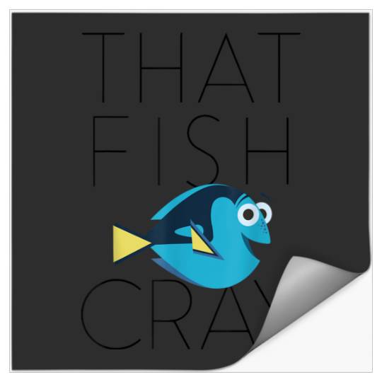Disneyss Pixars Finding Dory That Fish Cray Dory Line Logo Stickers