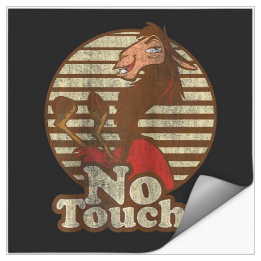 Disneyss The Emperor New Groove Kuzco Llama No Touchy Stickers