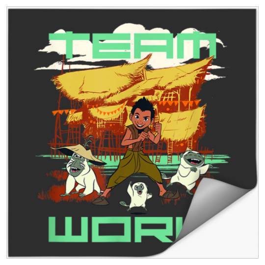 Disneyss Raya And The Last Dragon Team Work Stickers