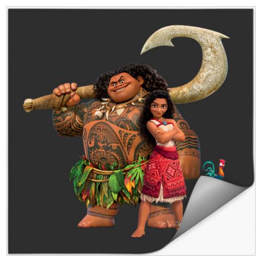 Discover Disney Moana 2 Maui Pua Heihei Ready For A New Adventure Stickers