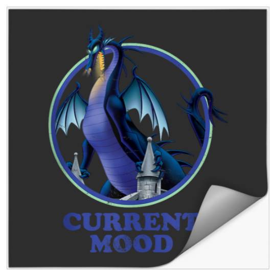Disneyss Sleeping Beauty Maleficent Dragon Current Mood Stickers