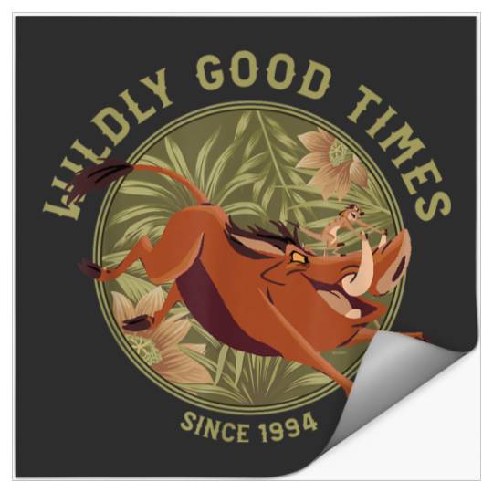Discover Disney Lion King Anniversary Timon Pumbaa Wildly Good Times Stickers