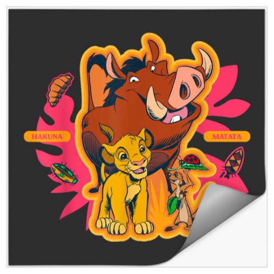 Disneyss The Lion King Simba Timon Pumbaa Hakuna Matata Stickers