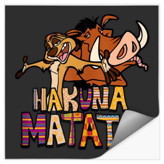 Disneyss The Lion King Hakuna Matata Timon Pumbaa Sassy shots Stickers
