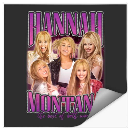 Discover Disney Hannah Montana The Best Popstar Collage Chest Poster Stickers