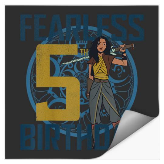 Disneyss Raya And The Last Dragon Fearless Fifth Birthday Stickers