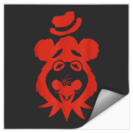 Disneyss The Muppets Fozzie Bear Rizzo The Rat Silhouette Logo Stickers