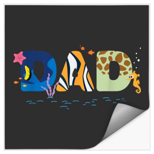 Discover Disney And Pixars Finding Nemo Dad Fathers Day Birthday Stickers