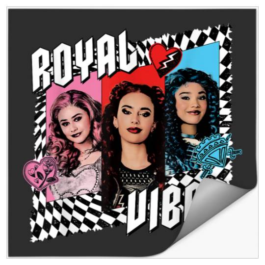 Disney Descendants 4 The Rise Of Red Trio Royal Vibes Stickers