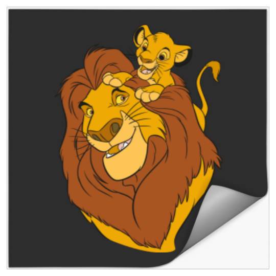 Disneyss The Lion King Simba And Mufasa Stickers
