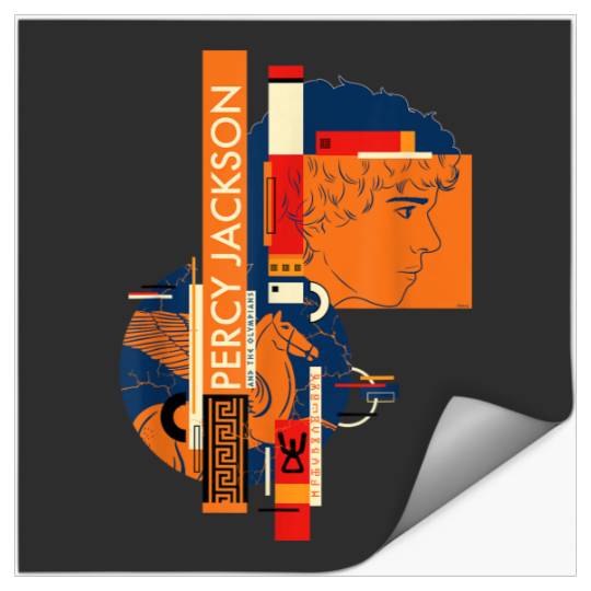 Discover Disney Percy Jackson And Pegasus Greek Vase Style Stickers