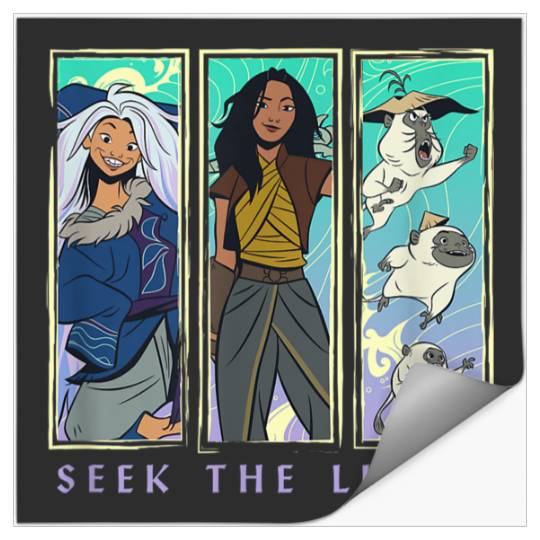 Disneyss Raya And The Last Dragon Seek The Light Panels Stickers