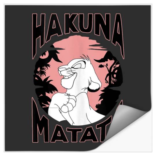 Disneyss The Lion King Hakuna Matata Sunset Simba Stickers