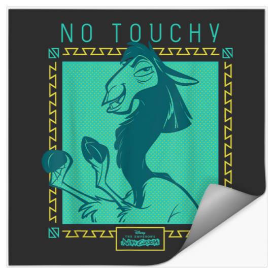 Disneyss The Emperors New Groove Llama No Touchy Stickers