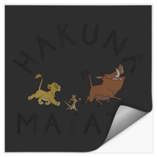 Discover Disneyss Lion King Hakuna Matata Happy Group shots Portrait Stickers