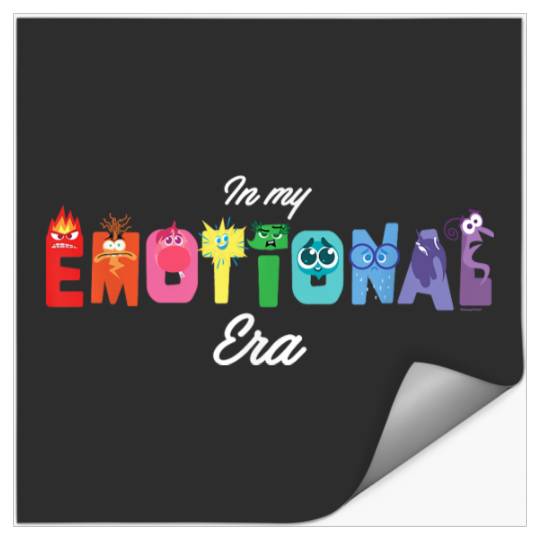 Discover Disney Pixars Inside Out 2 Emotions In My Emotional Era Stickers