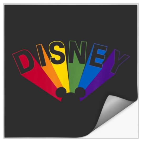 Discover Disneyss Mickey Mouse Ears Prismatic Pride Stickers