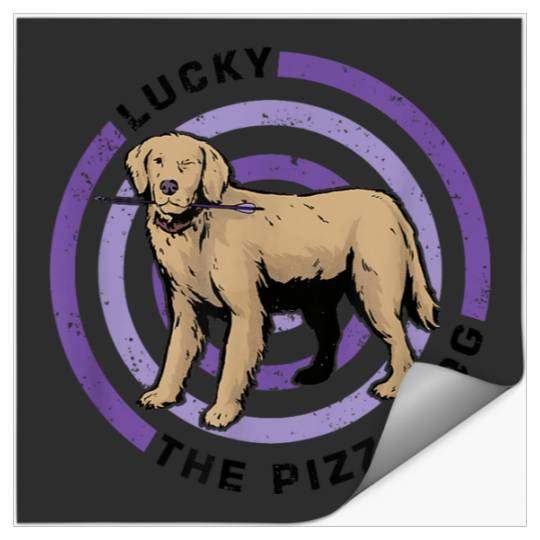Marvels Hawkeye Disneyss Plus Lucky The Pizza Dog Targets Stickers