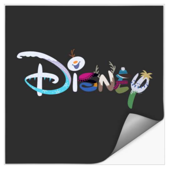 Discover Disney Princess Frozen Characters Elsa Anna Olaf Disney Logo Stickers