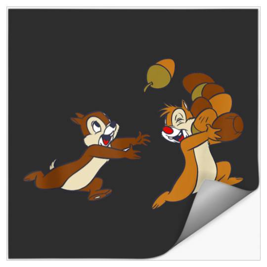 Disneyss Chip 'n Dale Acorn Chase Stickers