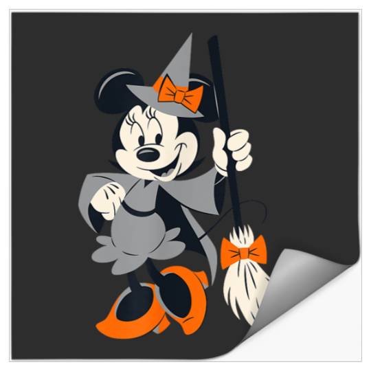 Disneyss Halloween Minnie Happy Witch Stickers