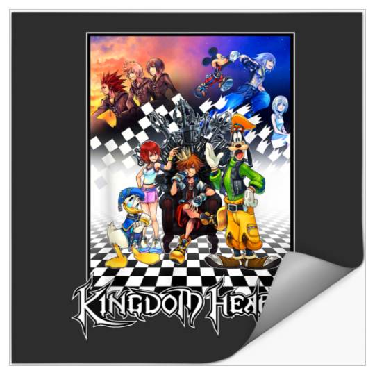 Disneyss Kingdom Hearts Throne Stickers