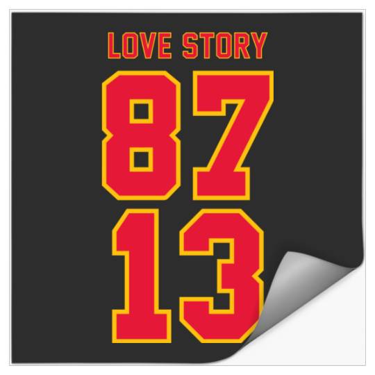 Swift And Kelce Lover Sweatshirt Swift And Kelce Swift Kelce Lover 87 Taylorr Swift And Travis Kelce Lover (1) Stickers