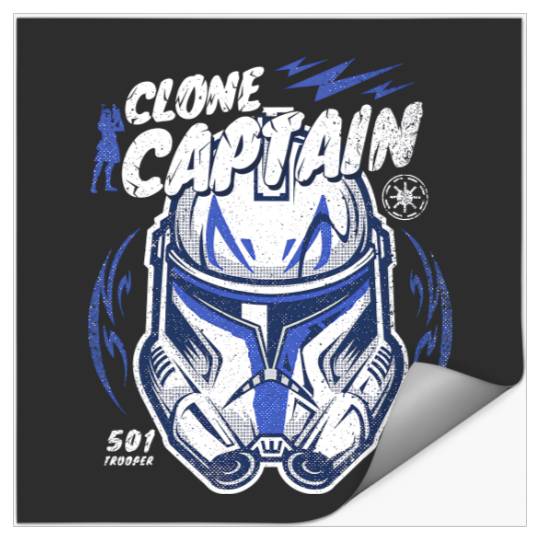 Disney StarWars , Clone Wars Clone Captain Rex , Funny Galaxys Edge Holiday Trip Stickers