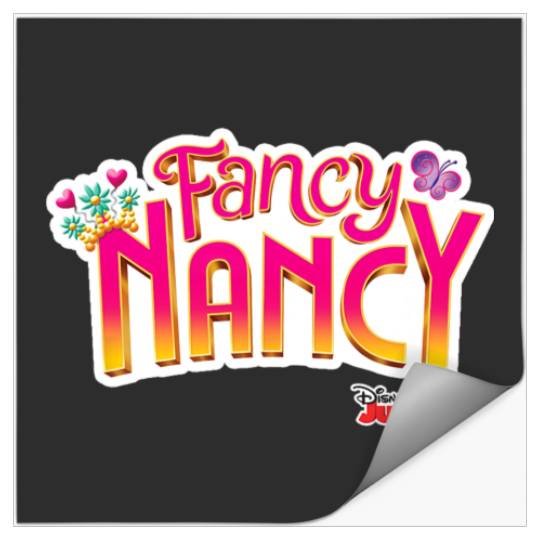 Disney Fancy Nancy Logo Stickers