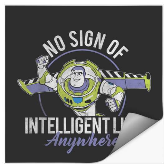 Discover Disney Pixar Toy Story Buzz No Sign Of Intelligent Life Stickers