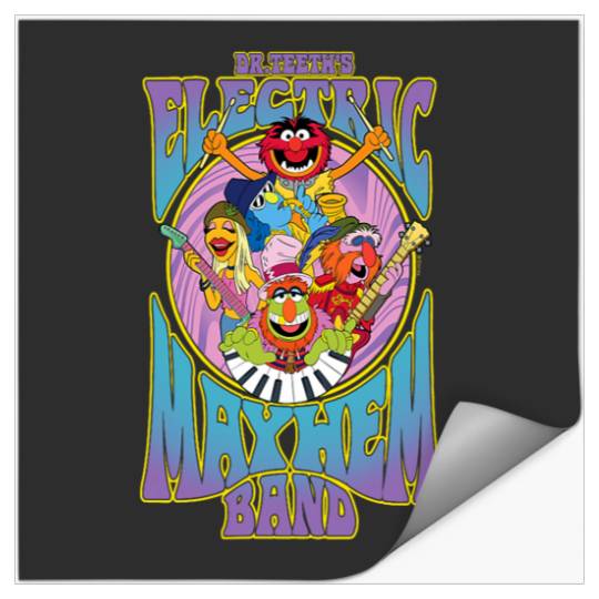 Disney The Muppets Dr Teeths Electric Mayhem Band Stickers