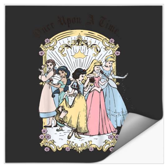 Kids Disney Princess Classic Group Shot Once Upon a Time Youth Stickers