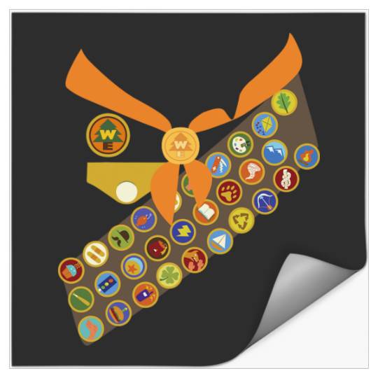 Disney Pixar Up Wilderness Explorer Costume Halloween Stickers