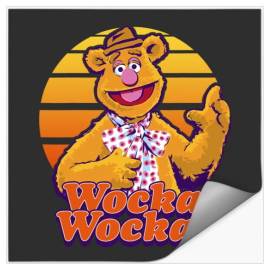 Discover Disney The Muppets Fozzie Bear Wocka Wocka Portrait Stickers