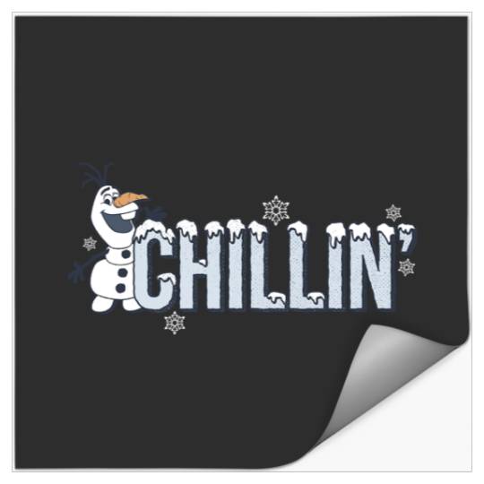 Discover Disney Frozen Olaf Chillin' Snowflakes Portrait Stickers