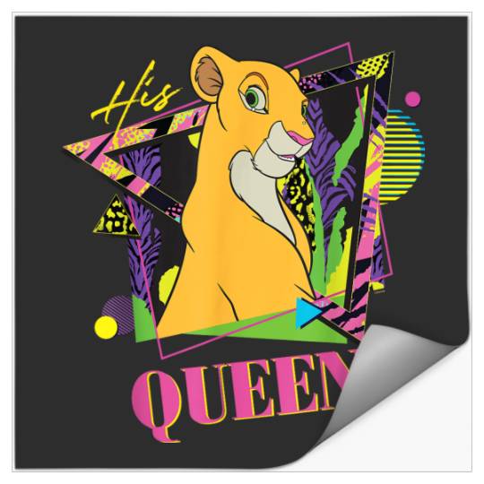 Discover Disney The Lion King 90s Couples Matching His Queen Stickers
