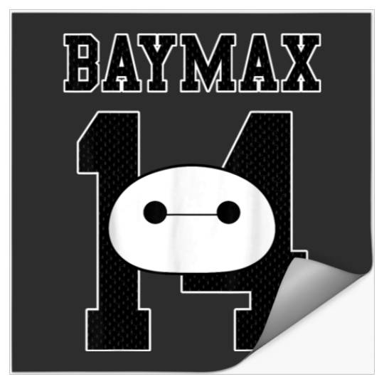 Disney Big Hero 6 Baymax 14 Jersey Style Stickers