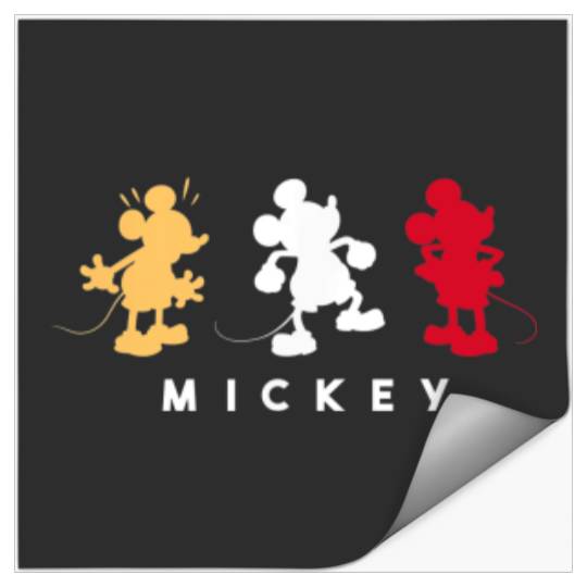 Amazon Essentials Disney Mickey Silhouette Trio Stickers