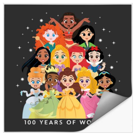 Discover Disney 100 100 Years Of Wonder Princesses Shoes Stickers